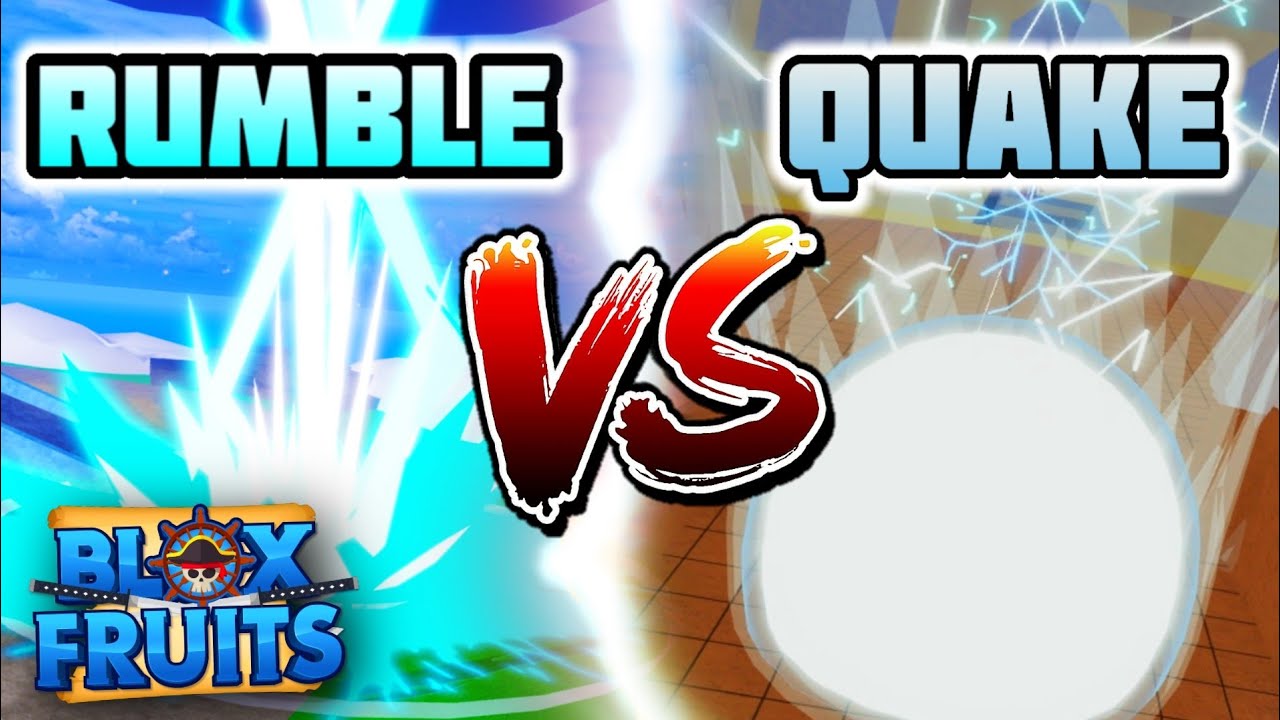 DESTROYED!!)⛈️Rumble Vs Quake - Blox Fruits 