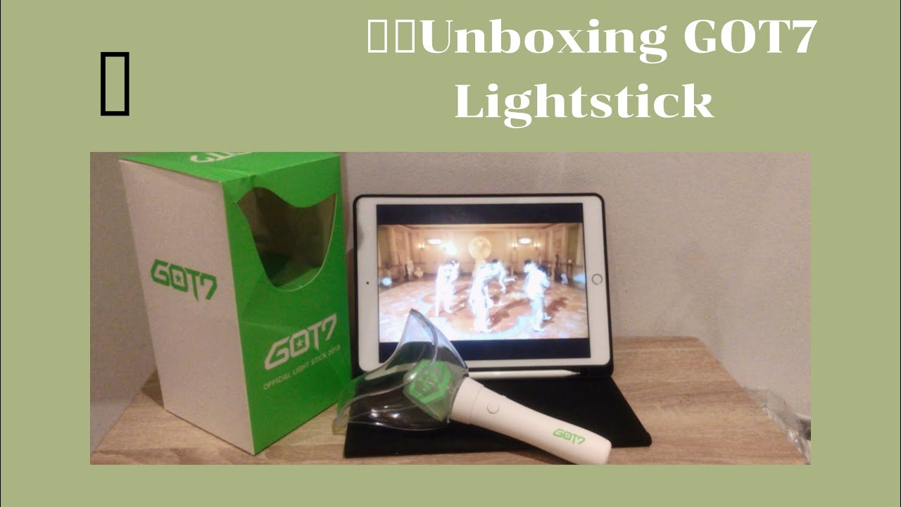 อากาบง:Unboxing📦📦🐥 :GOT7 lightstick🤍