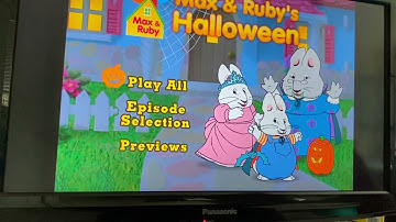 Max & Ruby: Max & Ruby’s Halloween 2005 DVD Menu Walkthrough