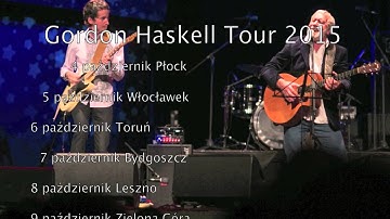 Gordon Haskell 2015 Tour