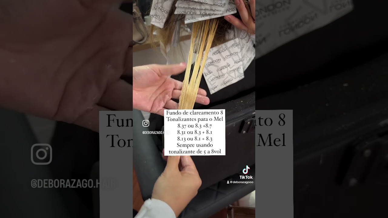 Assim você faz o Loiro Mel ❤️