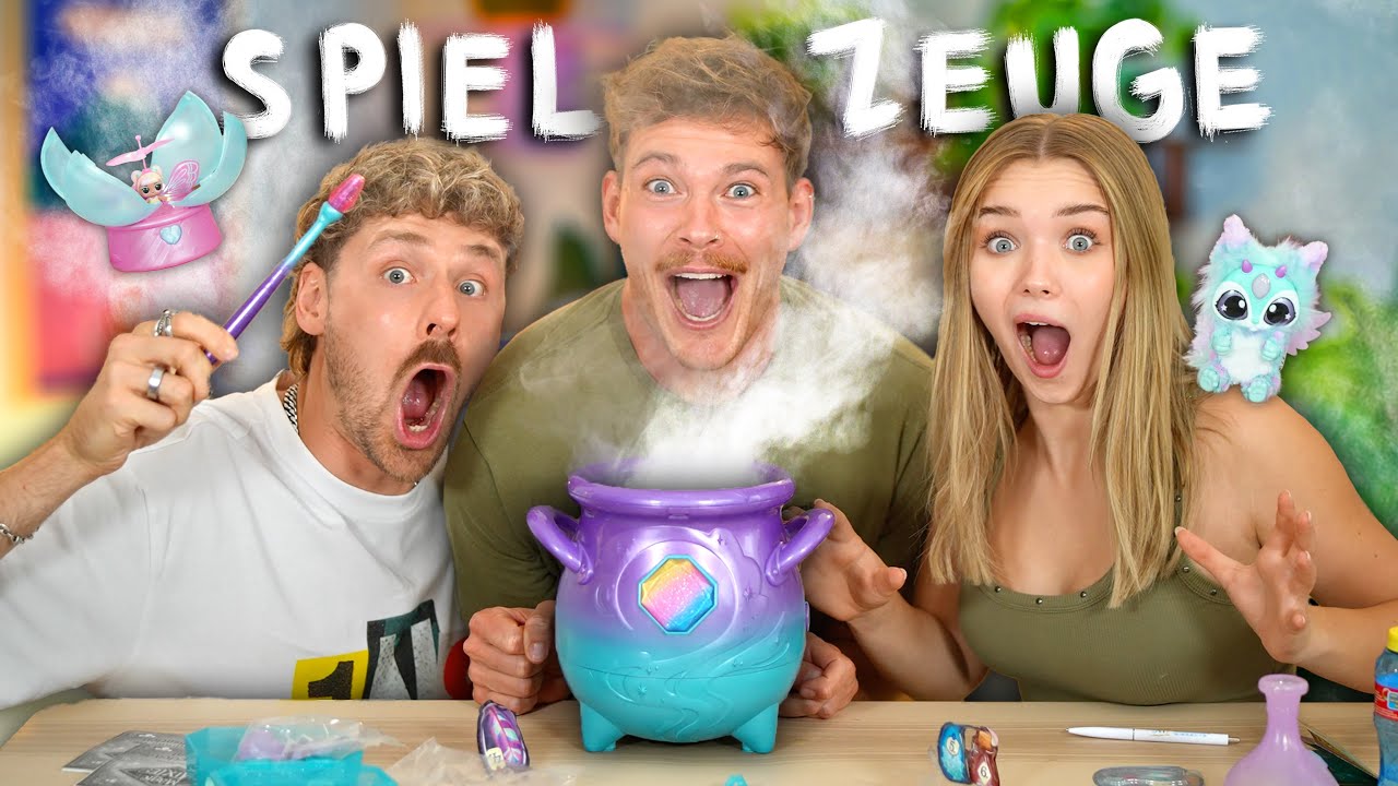 Dumme Spielzeuge aus unserer Kindheit im Test - mit @rewinside & @JuliaBeautx