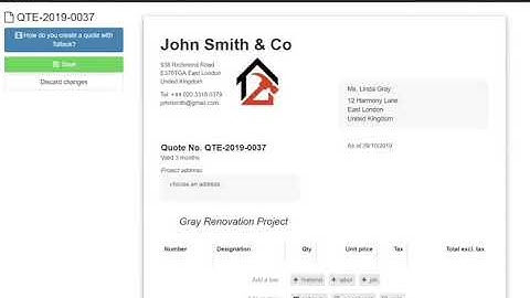 Create Professional Estimates & Invoices with Tolteck in 5 Minutes!