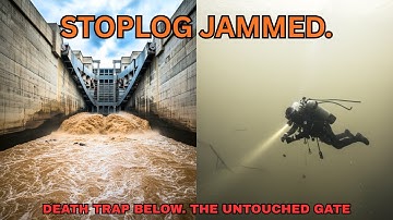The Deadly Struggle with Stuck Stop Logs at a Dam Gate