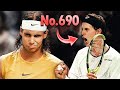 How nadal lost to the world no690 player