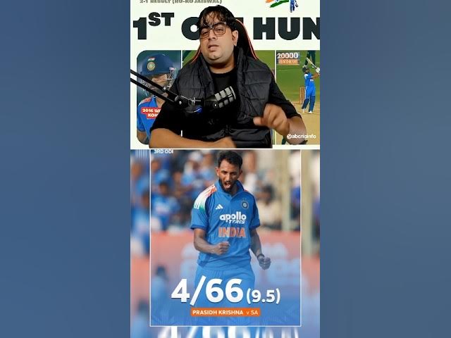 Prasidh Krishna Be Like 🤣 Temba 🤔 #india #indvssa #abcricinfo #prasidhkrishna #viralvideo