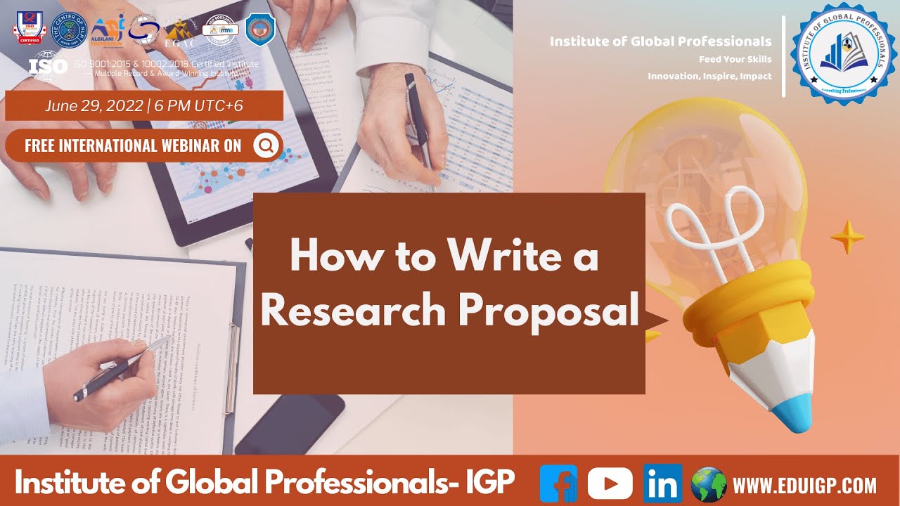 How to Write a Research Proposal - YouTube
