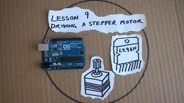 Lesson 9 - Drive a stepper motor with an L298N Module - Arduino a Quick Start Guide
