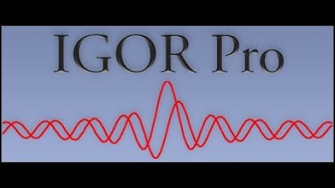 Introduction to IGOR Pro: An Example Experiment