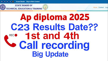 ap diploma results 2025 | ap diploma c23 results 2025 date | available few days