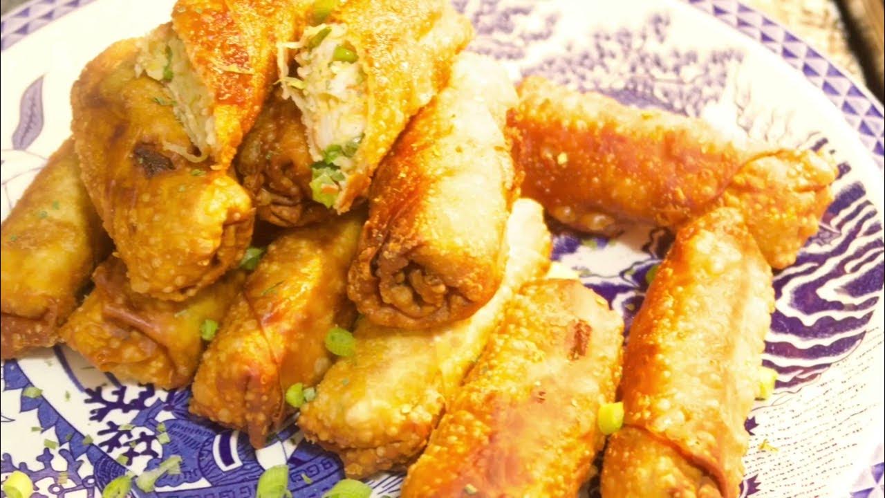 Imitation Crabmeat Cream Cheese Egg Rolls Garlic Chicken Pasta For