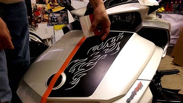 BRP Can-am Spyder F3 LeMans Torch Racing Stripes by WrapMySpyder.com