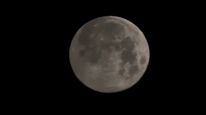 Time lapse of moon set May 7, 2020 - DayDayNews