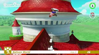 Faster Movement to get to the Top of the Castle in Mushroom Kingdom in Balloon World (4/7 Seconds)