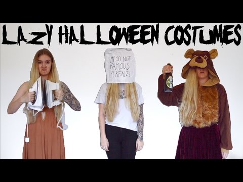 25 LAZY HALLOWEEN COSTUMES