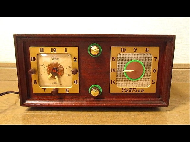 真空管ラジオ Trav-Ler Tube Clock Radio Model 5170 「Dinah Shore