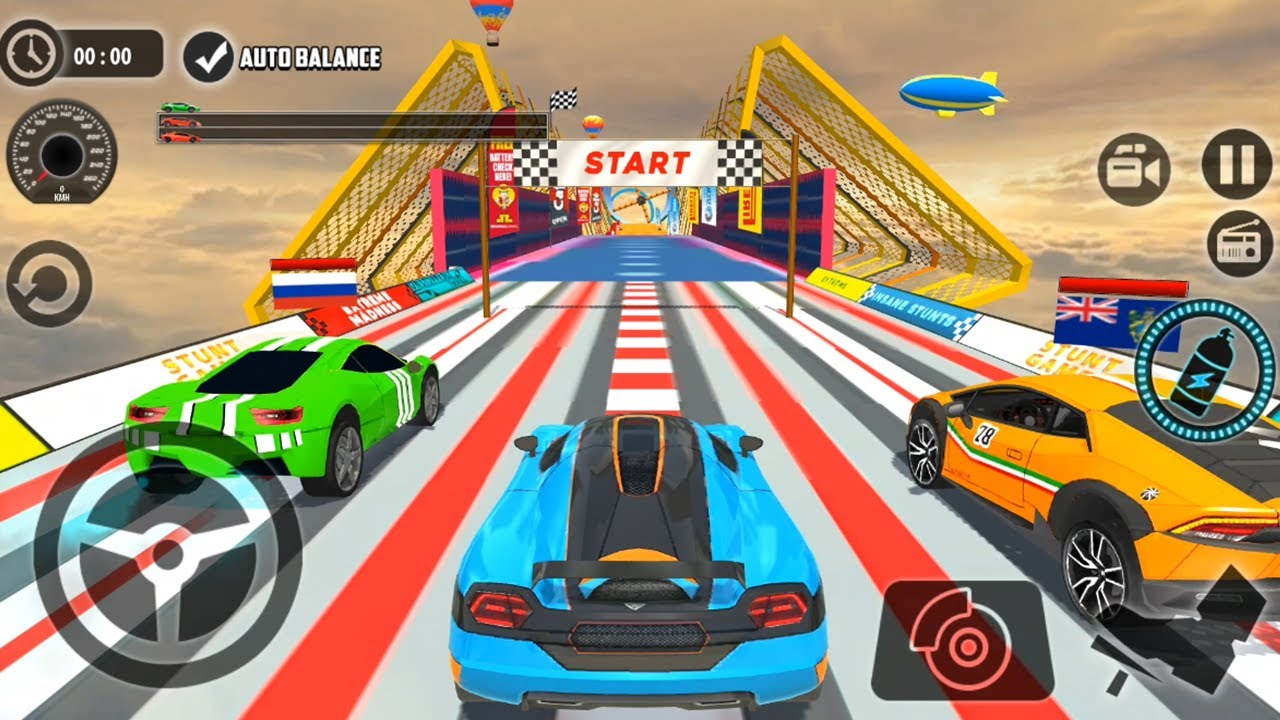 Jogo de Carro - Imposible Stunt Car Tracks 3D - Corrida Impossível de Carros  