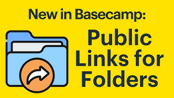New in Basecamp: Public Folder Sharing
