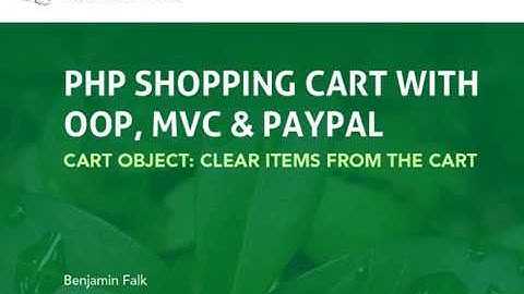 php cart oop mvc 23