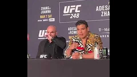 Paulo Costa's reaction to Adesanya vs Romero