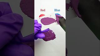 blue red color mix ❤️💙  | how to make lilac shadow 💜 #viral #satisfying #shorts #colors #shortvideo