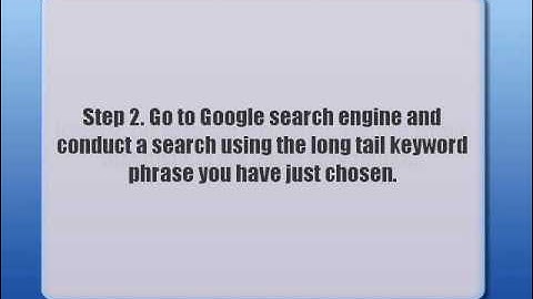 Long Tail Keyword Research