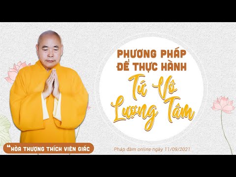 Phương Pháp Để Thực Hành Tứ Vô Lượng Tâm | HT. Thích Viên Giác