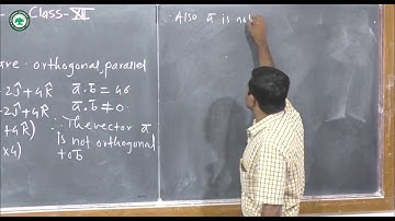 XII.Sci (Math) || Topic: Vector || By Prof. Waybase Sachin