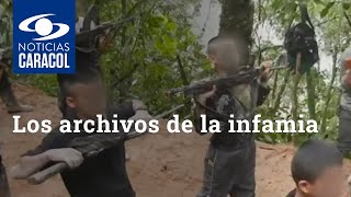 Los archivos de la infamia que recogen el drama del reclutamiento forzado de menores por las FARC