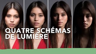 La photographie en studio avec UN FLASH  Les 4 schémas de lumière