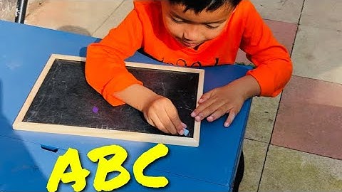 Draw With Chalkboard|ABC Writing On Slate|Alphabet|ABC Writing With Chalk/Nir’s playground