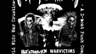 NO TOMORROW - 4 WAY SPLIT [BESTHÖVEN / WARVICTIMS / PEACE OR ANNIHILATION / KRÜEL]