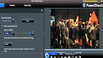 PowerDirector 8 -  Fast Motion Effect