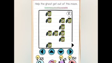 Help the ghost get out of this maze | Brain Test: Tricky Puzzles level 354 | Brain Test 354 | Gaming