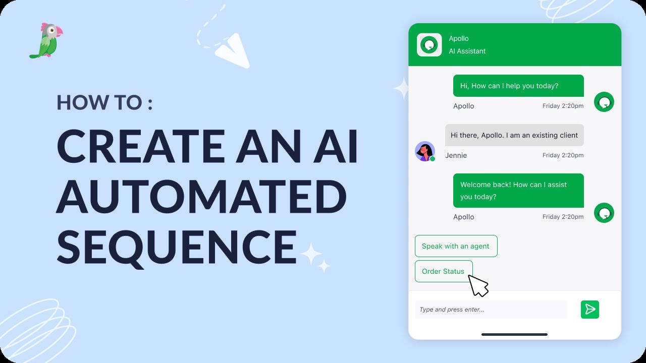 How to create AI automated sequence - YouTube