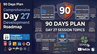 Famous 🔥 Day 27 - 90 Days Full Stack Plan | TS OOPs Concepts, Classes, Constructors & Object-Oriented Prog🚀 Wealth