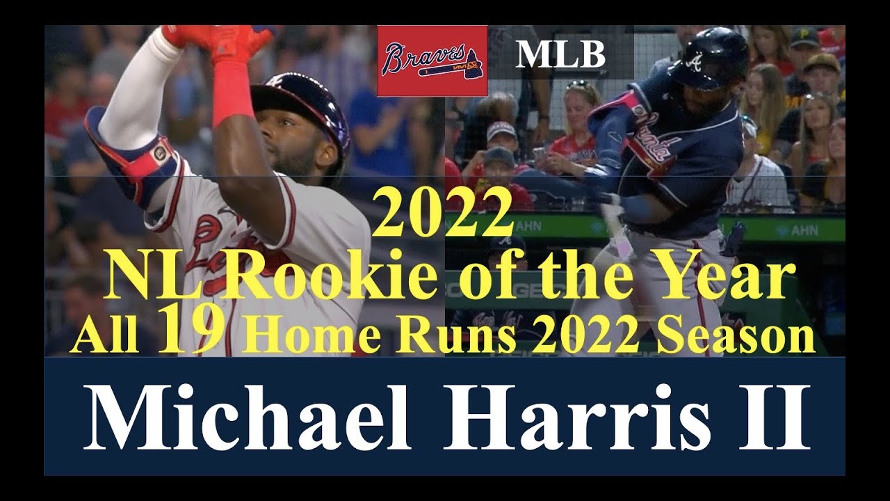 Michael Harris II, MLB 2022 NL Rookie of the Year, Home run All 19 home ...