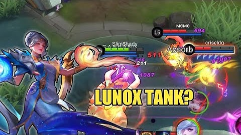 TANK MAIN PLAYS LUNOX | RUBY DD COMBO? -MLBB