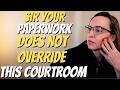 Judge REFUSES To Entertain Sovereign Citizen GOBBLEDEGOOK