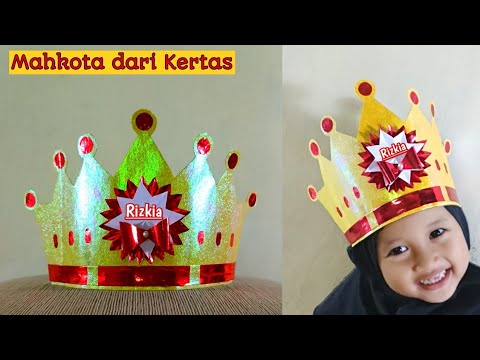 TOPI / MAHKOTA MPLS / MOS / KARNAVAL DARI KERTAS KARTON || MAHKOTA RAJA