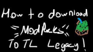 Legacy Minecraft Launcher How To Download Modpacks Tutorial! screenshot 3