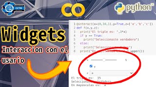 ⚙️+🐍 User Interaction Widgets | ipywidgets | Google Colab | Very Basic!