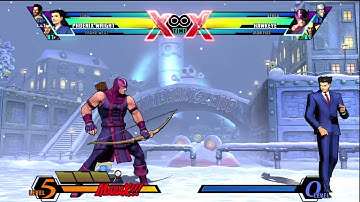 Ultimate Marvel Vs Capcom 3 - Frank West Phoenix Wright Hawkeye Chris Redfield Iron Fist Vergil