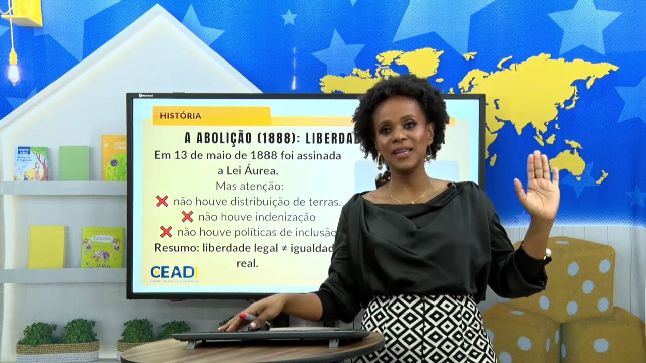 CEADI EXPLICA | 9º ano História | Abolição, liberdade e depois? | 1º Bimestre Prof.ª Loide Oliveira