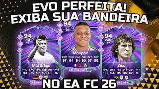 EVO PERFEITA NO EA FC 26! Monte seu Mbappe, Putellas e mais com os PS perfeitos no UT