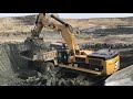 Cat 390D LME Excavator Loading Cat Dumpers On Coal Mines- Operator G. Kyrkos