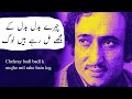 Mansoob the jo log meri zindagi k sath  mohsin naqvi