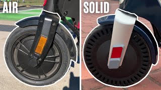Pneumatic Tires Vs Solid Tires (Electric Scooters)