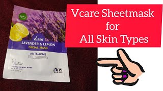 Vcare Sheet Mask Review|Whitening|Hydrating|Anti-Acne|Anti Ageing screenshot 5