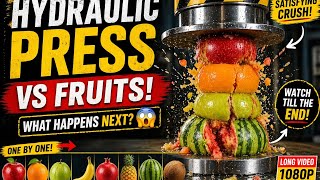 Ultimate Hydraulic Press Fruit Crush 🍓 | Multiple Fruits Destroyed! screenshot 3